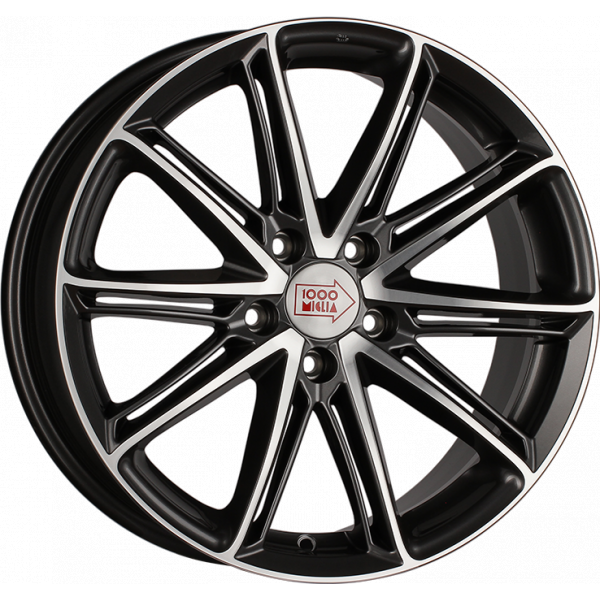 1000 Miglia MM1007 7 R17 PCD:5/114.3 ET:40 DIA:67.1 Dark Anthracite Polished