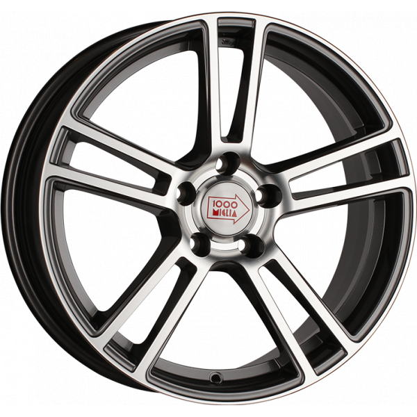 1000 Miglia MM1002 8 R18 PCD:5/120 ET:35 DIA:72.6 Dark Anthracite Polished