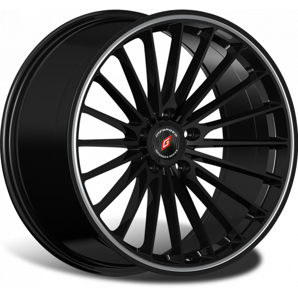 Inforged IFG36 8 R19 PCD:5/108 ET:45 DIA:63.3 Matt Black Undercut Lip