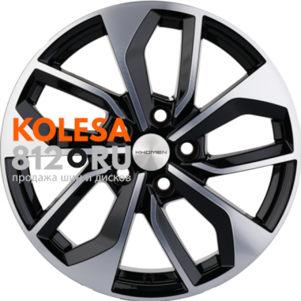 Khomen Wheels KHW1703 7 R17 PCD:5/112 ET:43 DIA:57.1 Black-FP