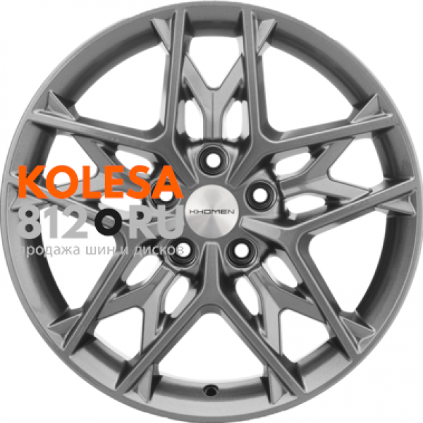 Khomen Wheels KHW1709 7 R17 PCD:5/108 ET:45 DIA:60.1 Gray