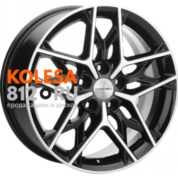 Khomen Wheels KHW1709 7 R17 PCD:5/110 ET:45 DIA:67.1 Black-FP