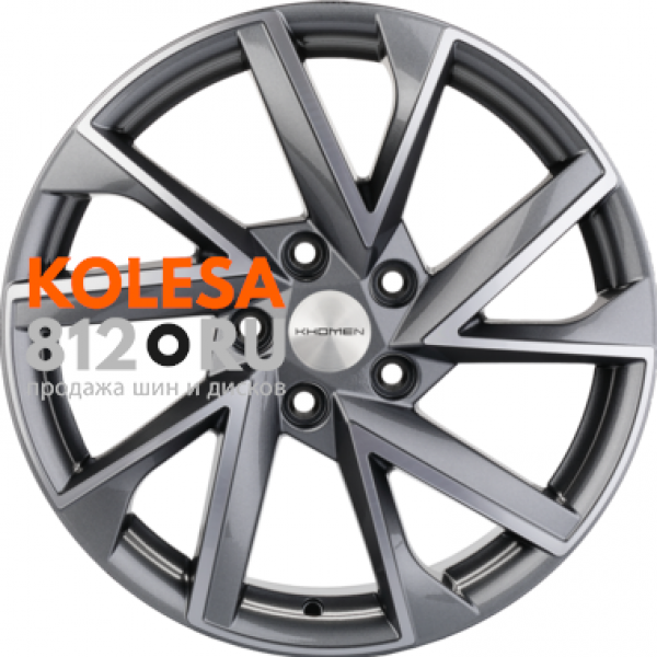 Khomen Wheels KHW1714 7 R17 PCD:5/114.3 ET:50 DIA:67.1 Gray-FP