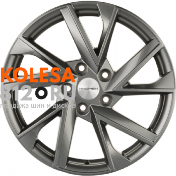 Khomen Wheels KHW1714 7 R17 PCD:5/114.3 ET:40 DIA:66.1 Gray