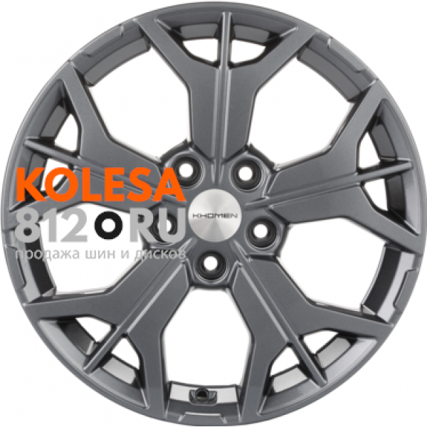 Khomen Wheels KHW1715 7 R17 PCD:5/114.3 ET:39 DIA:60.1 Gray