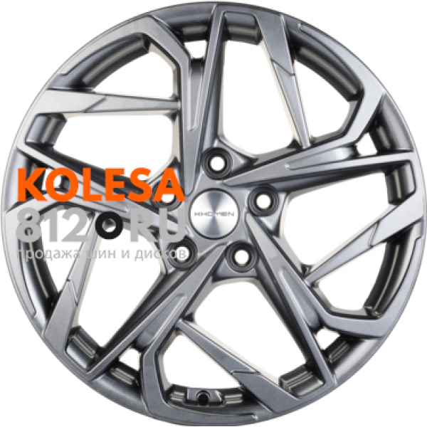 Khomen Wheels KHW1716 7 R17 PCD:5/114.3 ET:48 DIA:67.1 Gray