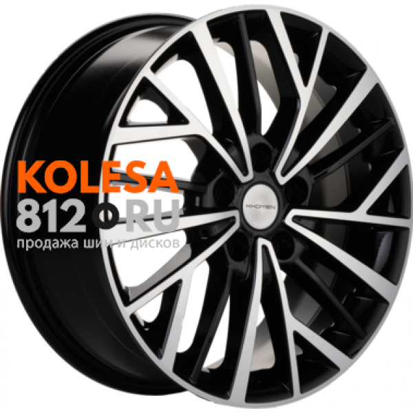 Khomen Wheels KHW1717 7 R17 PCD:5/112 ET:43 DIA:57.1 Black-FP