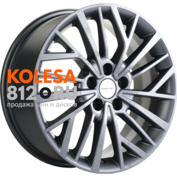 Khomen Wheels KHW1717 7 R17 PCD:5/114.3 ET:48 DIA:67.1 Gray