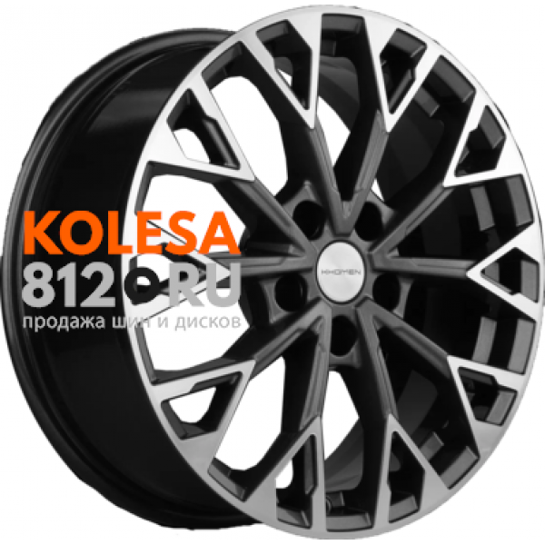 Khomen Wheels KHW1718 7 R17 PCD:5/110 ET:45 DIA:67.1 Gray-FP