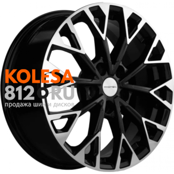 Khomen Wheels KHW1718 7 R17 PCD:5/114.3 ET:47 DIA:66.1 Black-FP