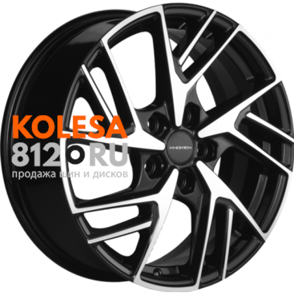 Khomen Wheels KHW1722 6.5 R17 PCD:5/114.3 ET:46 DIA:67.1 Black-FP