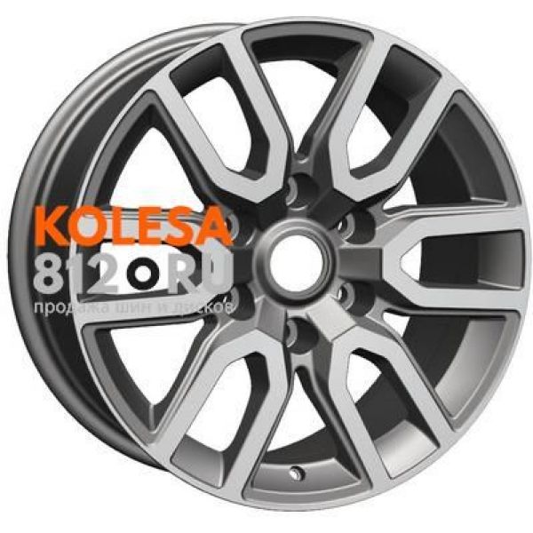 Khomen Wheels KHW1723 8 R17 PCD:6/139.7 ET:25 DIA:106.1 Gray-FP