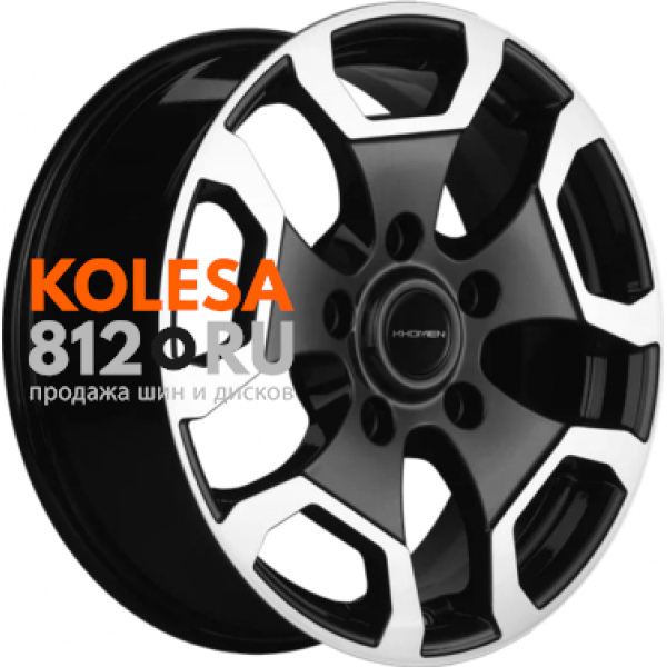 Khomen Wheels KHW1725 6.5 R17 PCD:5/139.7 ET:35 DIA:98.5 Black-FP