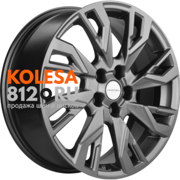 Khomen Wheels KHW1809 7 R18 PCD:5/114.3 ET:38 DIA:67.1 Gray