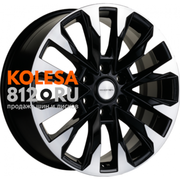 Khomen Wheels KHW2010 8 R20 PCD:6/139.7 ET:30 DIA:106.1 Black-FP