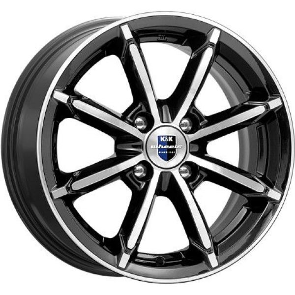 КиК Sportline 6 R14 PCD:4/100 ET:40 DIA:67.1 Алмаз-черный