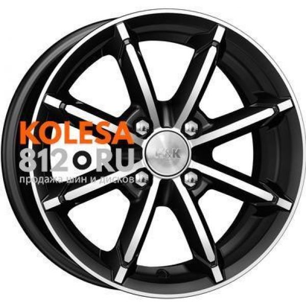 КиК Sportline 6 R14 PCD:4/100 ET:40 DIA:67.1 Алмаз Черный