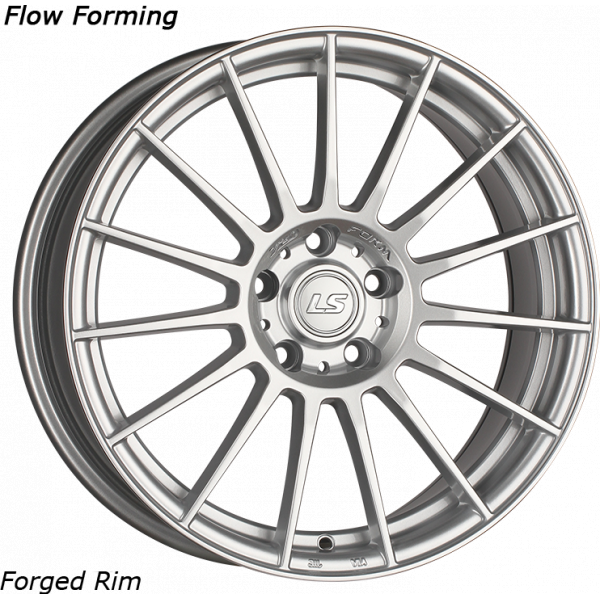 LS FlowForming RC05 7 R17 PCD:4/100 ET:40 DIA:60.1 BK