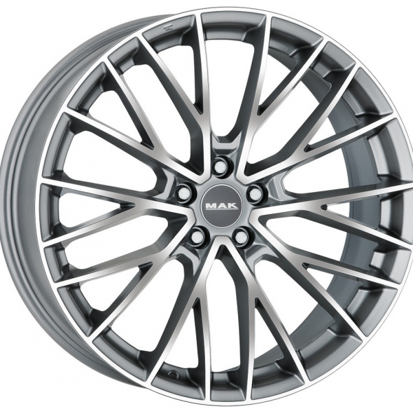 Mak Speciale 8.5 R20 PCD:5/108 ET:45 DIA:63.4 Graphite Mirror Face