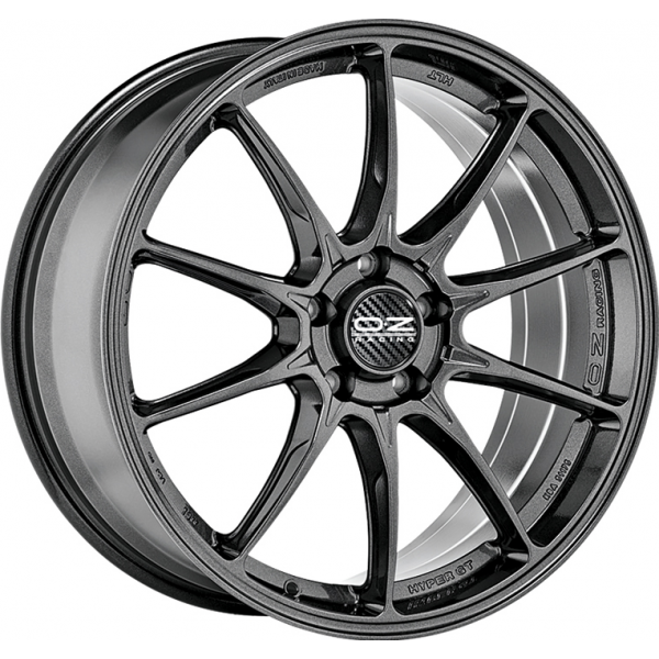 OZ Racing Hyper GT HLT 10 R20 PCD:5/112 ET:33 DIA:66.46 Star Graphite Diamond Lip