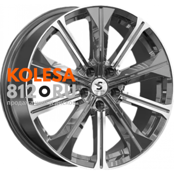 Premium Series КР-013 7 R19 PCD:5/112 ET:43 DIA:57.1 Diamond Gloss Graphite