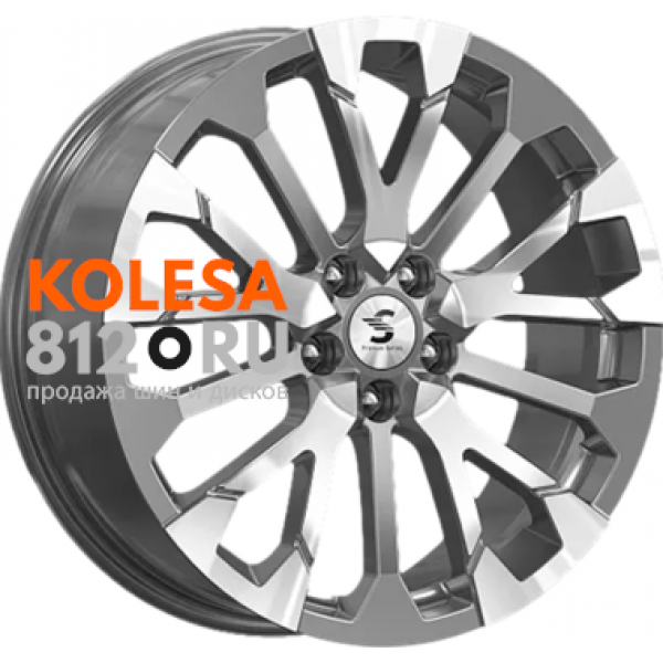 Premium Series КР003 7.5 R19 PCD:5/114.3 ET:40 DIA:64.1 Diamond Gloss Graphite