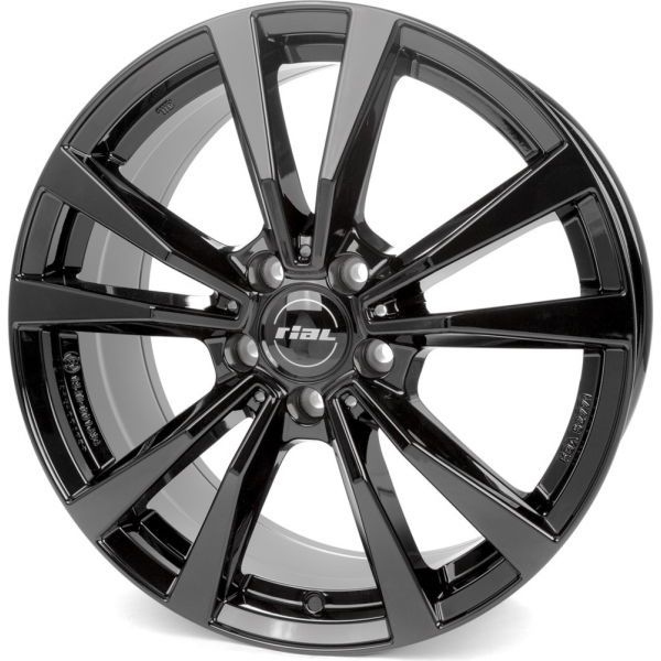 Rial M12X 8 R19 PCD:5/112 ET:34 DIA:66.5 Diamond Black